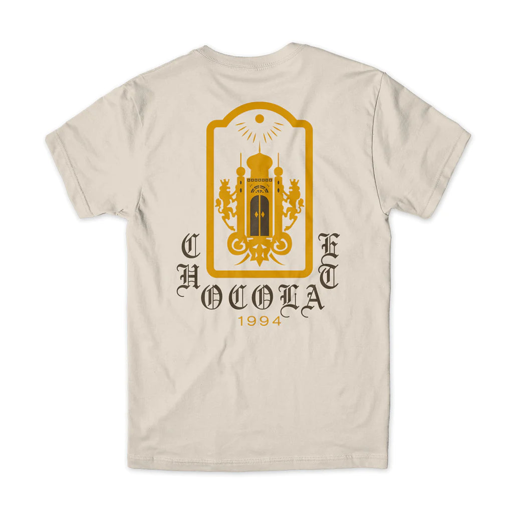 Chocolate skateboards burn one tee vegas natural back
