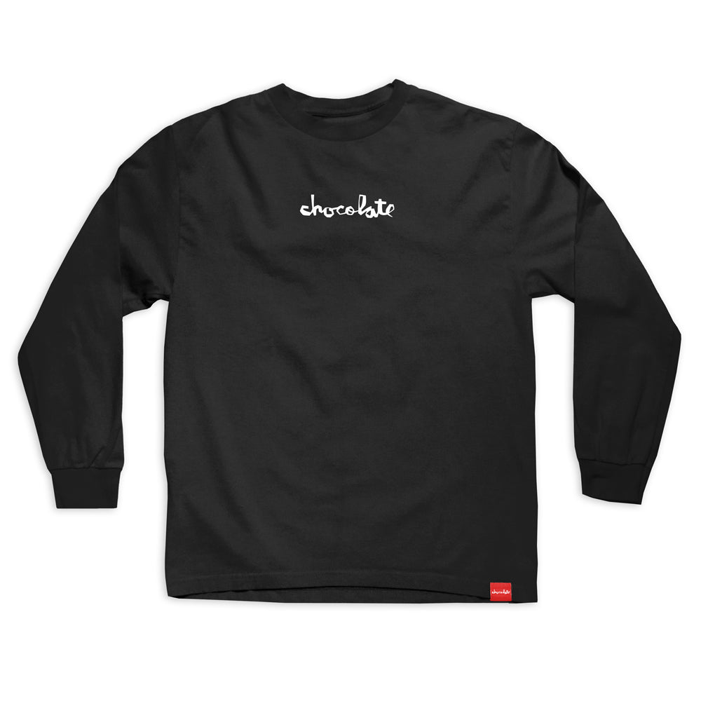 CHOCOLATE CHUNK LONG SLEEVE TEE - BLACK