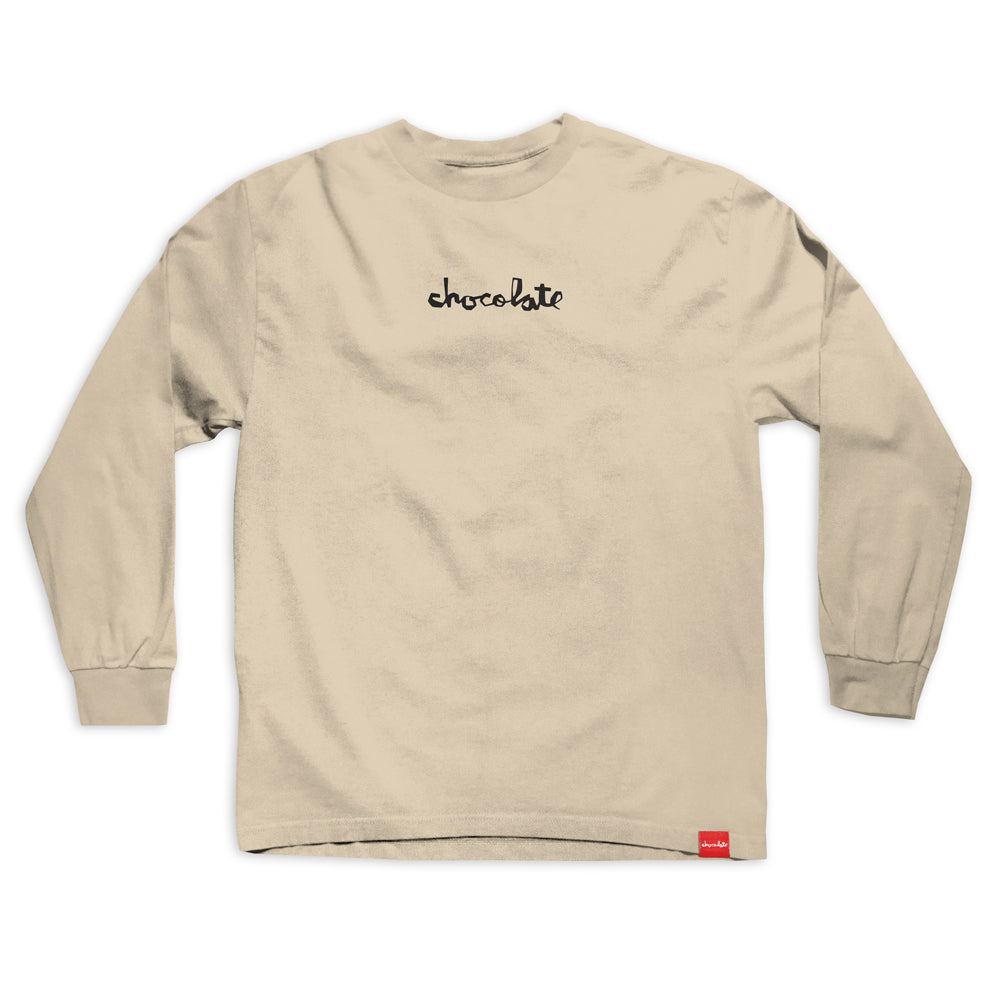 CHOCOLATE CHUNK LONG SLEEVE TEE - SAND
