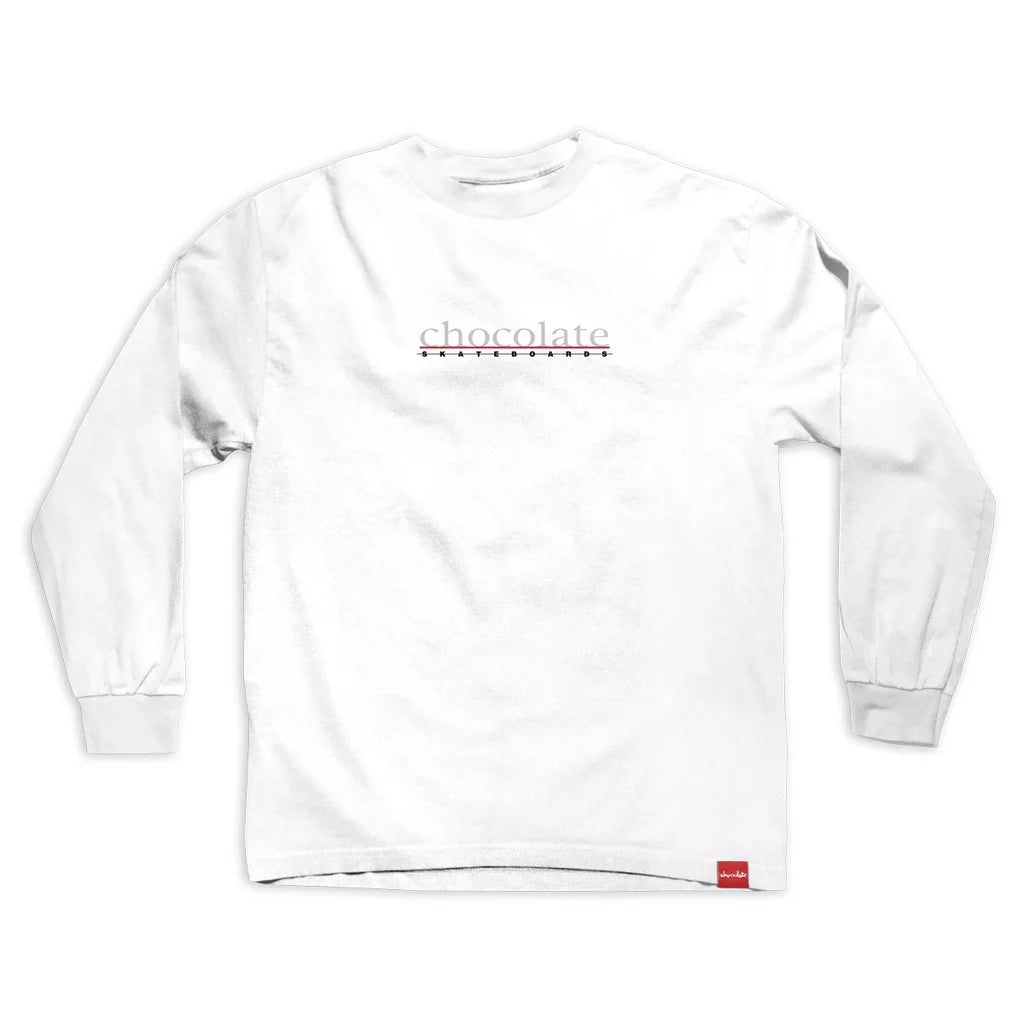 Chocolate Skateboards Bar Long Sleeve Tee - White
