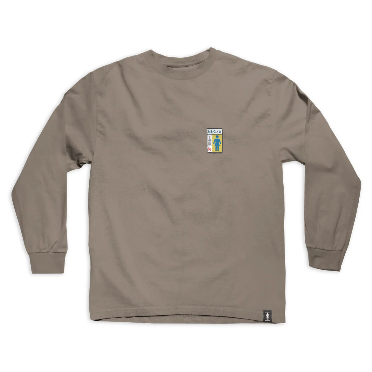 Girl Skateboards Gridbox L/S Tee - Khaki