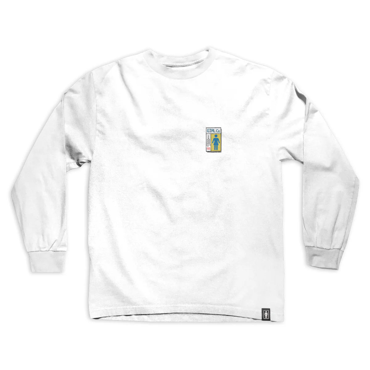 Girl Skateboards Gridbox L/S Tee - White