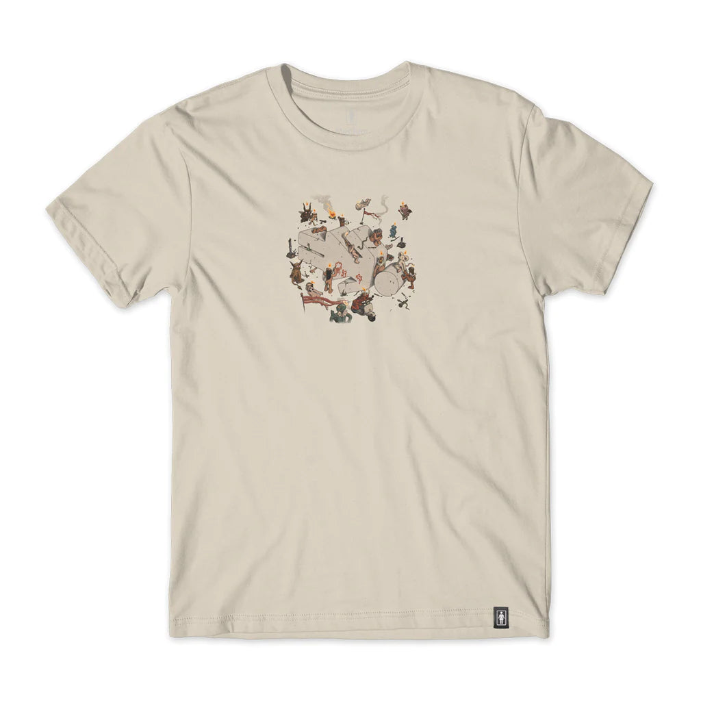 GIRL MONUMENTAL TEE - SAND