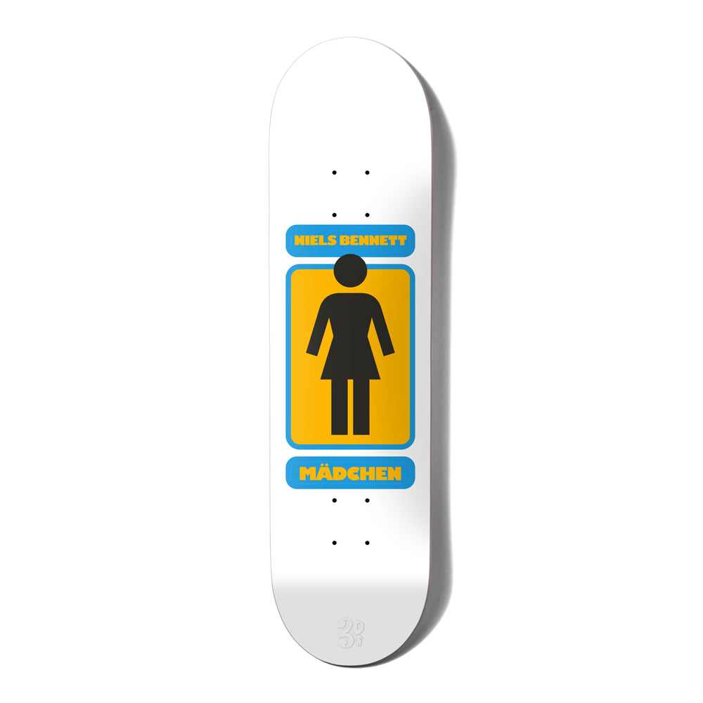 NIELS BENNETT 93 TIL POP SECRET GIRL DECK 8.25 TWIN TAIL