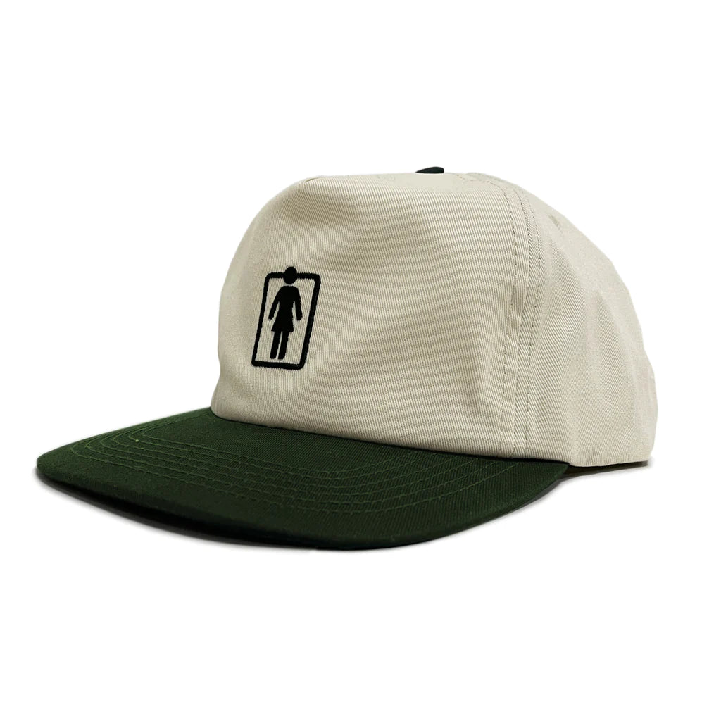 Girl Skateboards OG Two-Tone 5-Panel Hat - Cream
