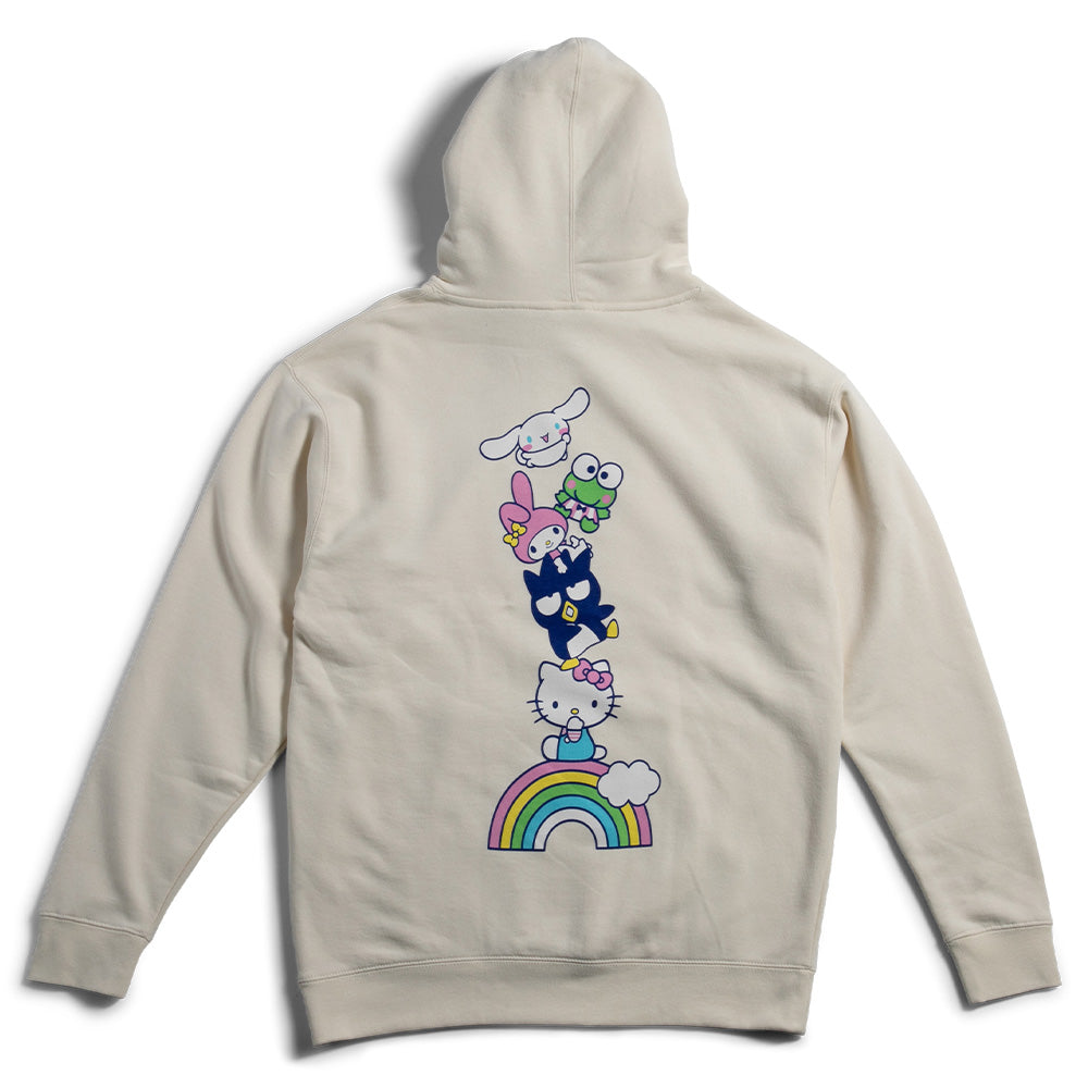 Girl Rainbow Stacked Hood