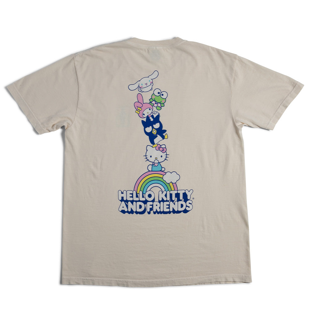 Girl Rainbow Stacked Tee