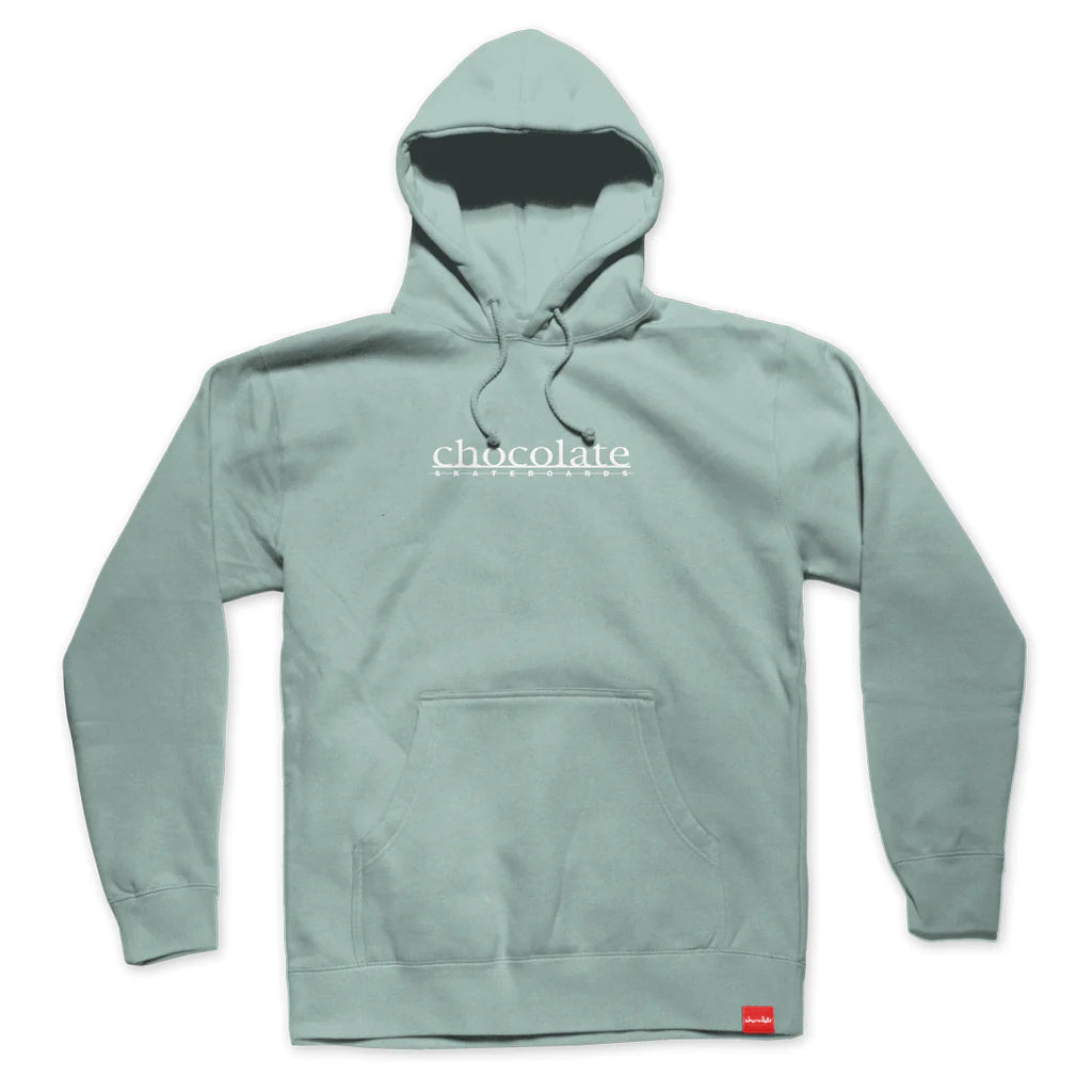 chocolate skateboards company hoodie dusty sage