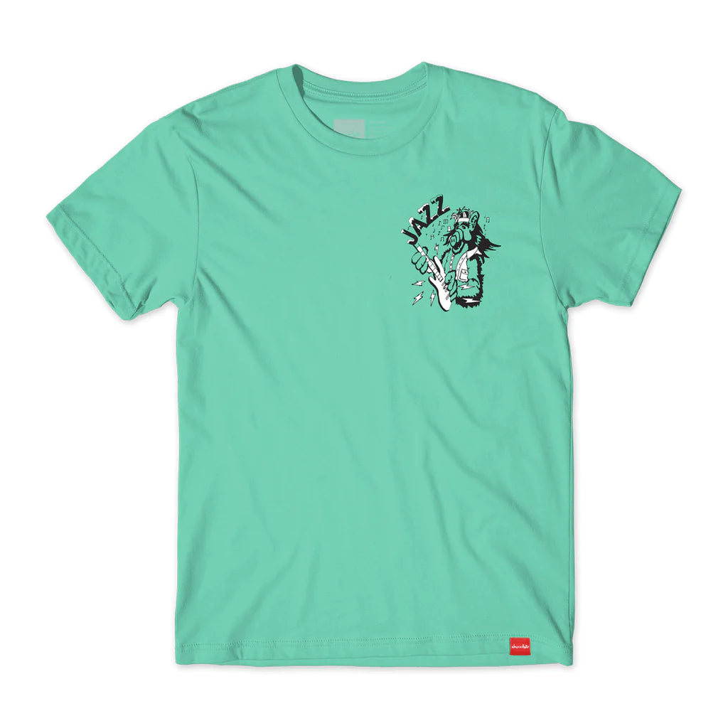 chocolate skateboards swap meet tee cel front