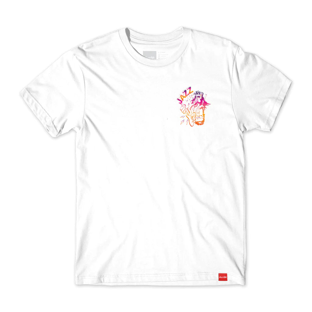 chocolate skateboards swap meet tee white front