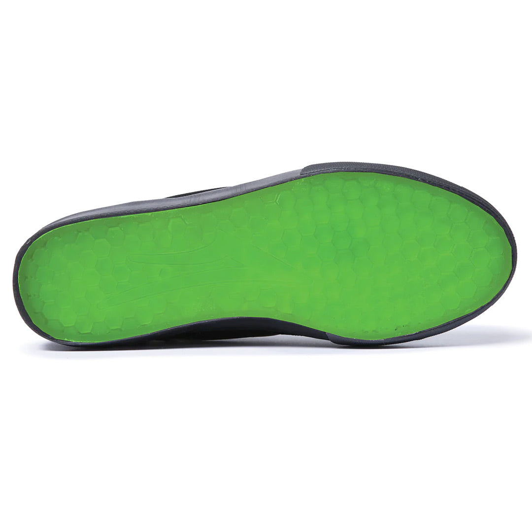 LAKAI x YEAH RIGHT STAPLE BLACK / UV GREEN SUEDE