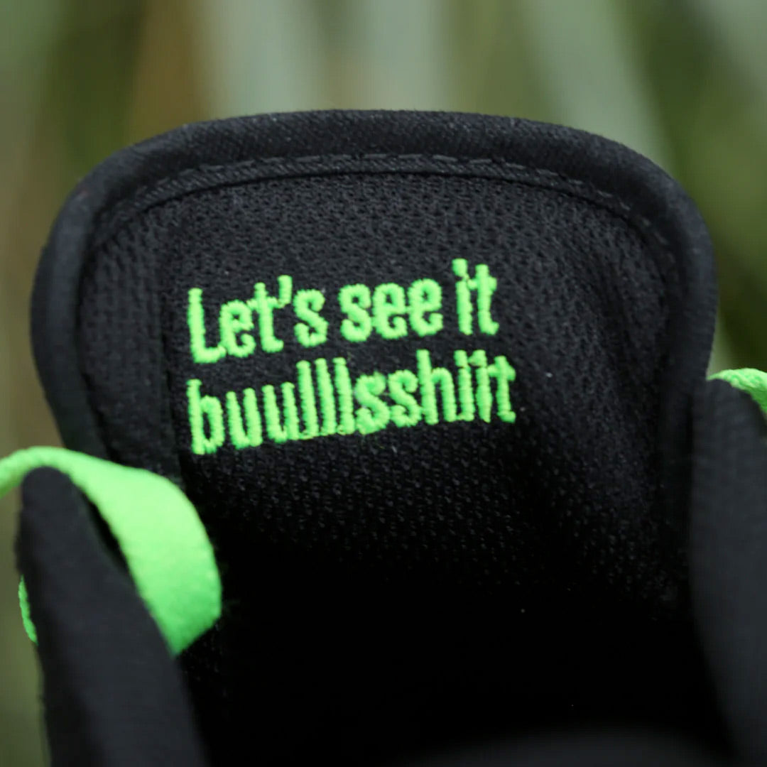 LAKAI x YEAH RIGHT STAPLE BLACK / UV GREEN SUEDE