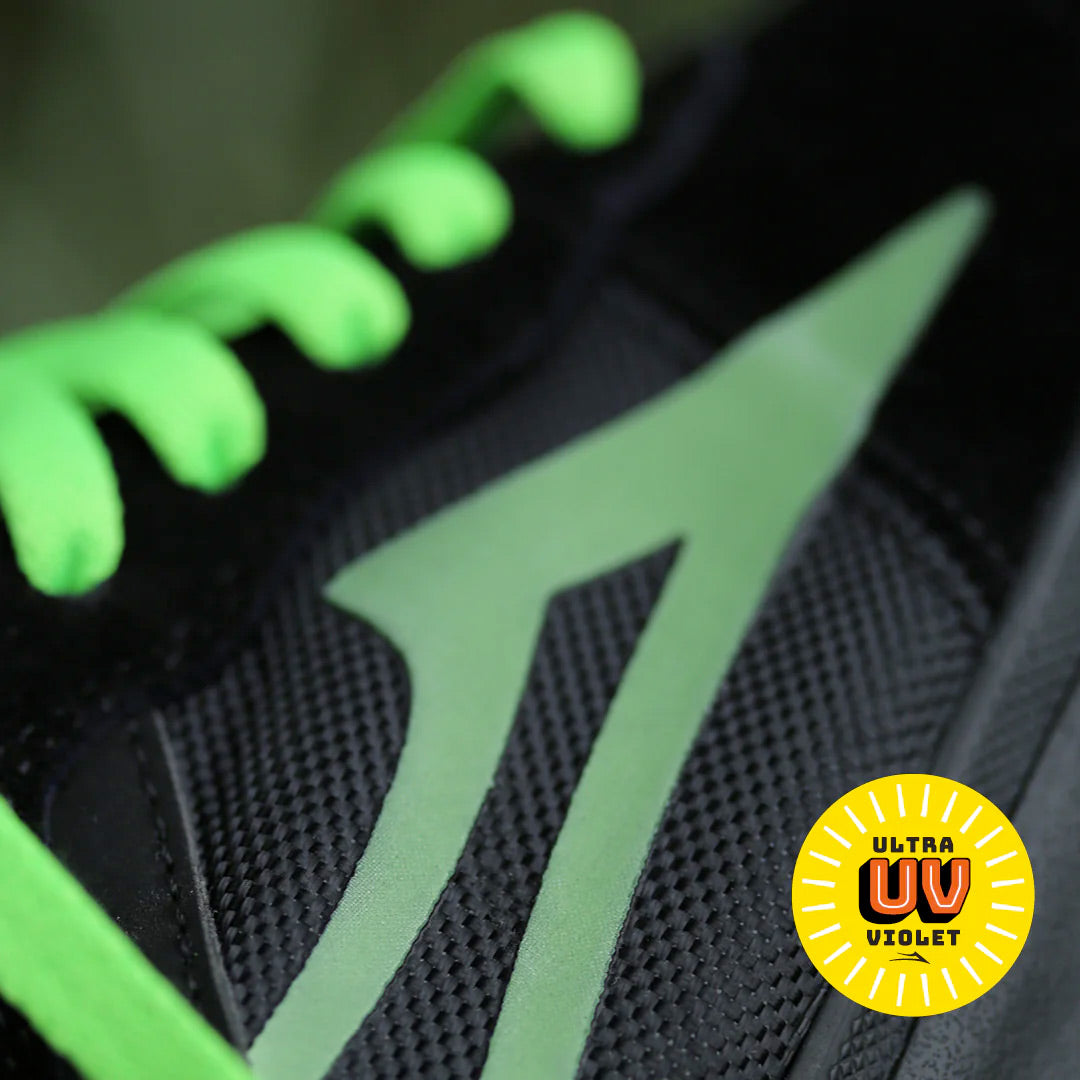 LAKAI x YEAH RIGHT STAPLE BLACK / UV GREEN SUEDE