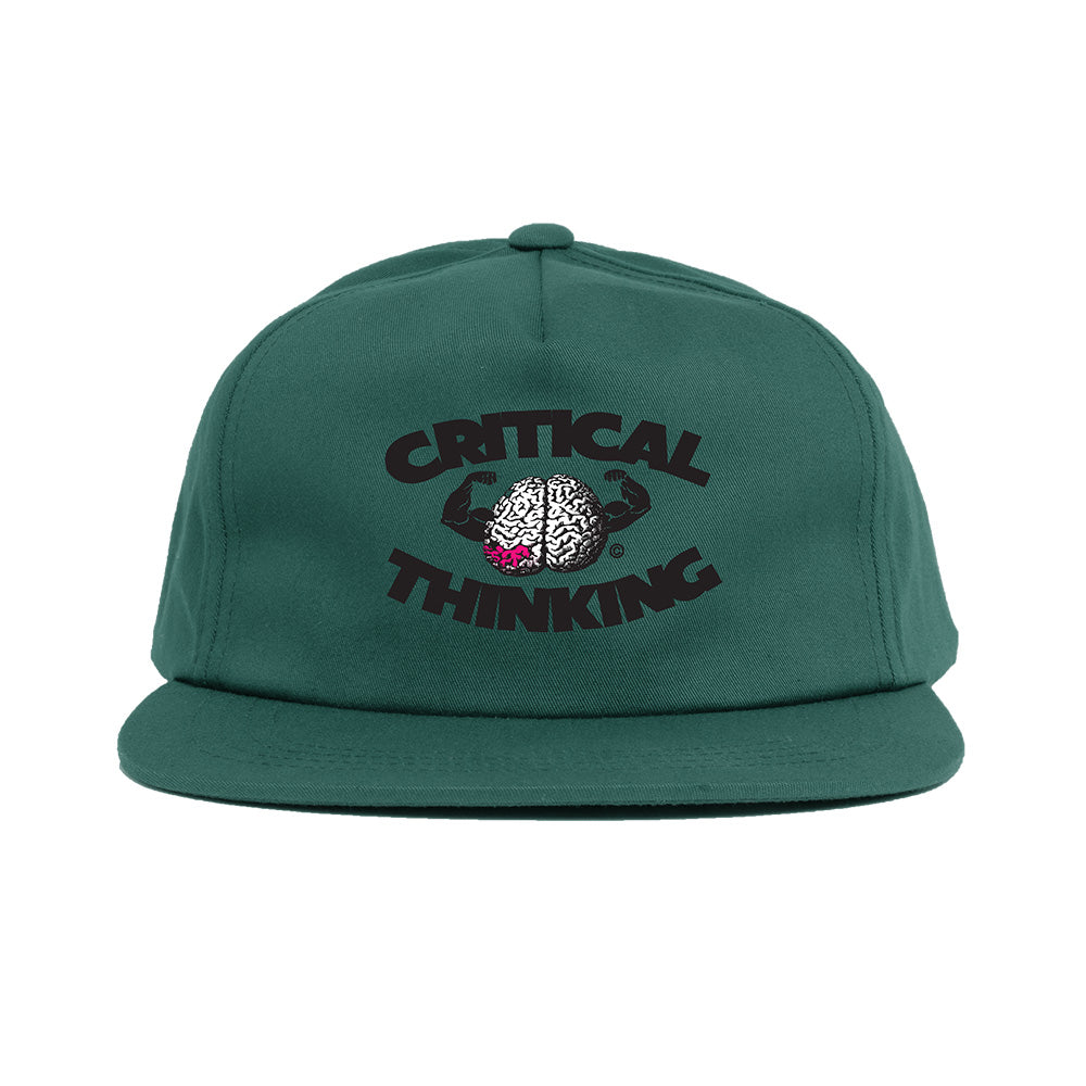 CHOCOLATE 5-PANEL TWILL HAT - GREEN