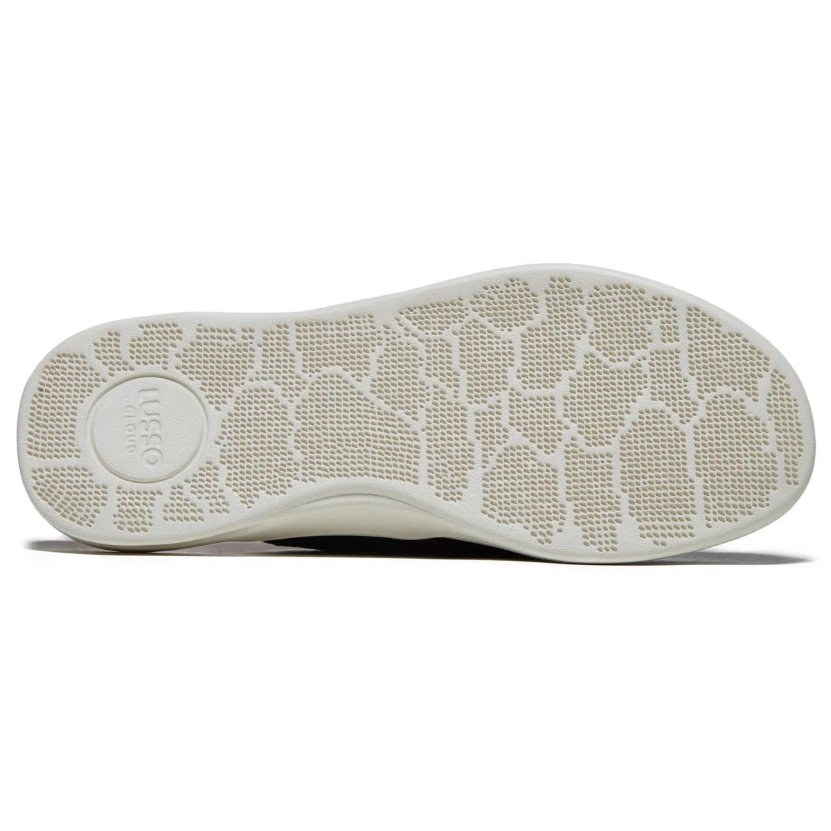 Crailstore Canada. Chocolate x Lusso Pelli Slide Shoes - Bottom view of durable outsole with tread pattern for everyday traction.