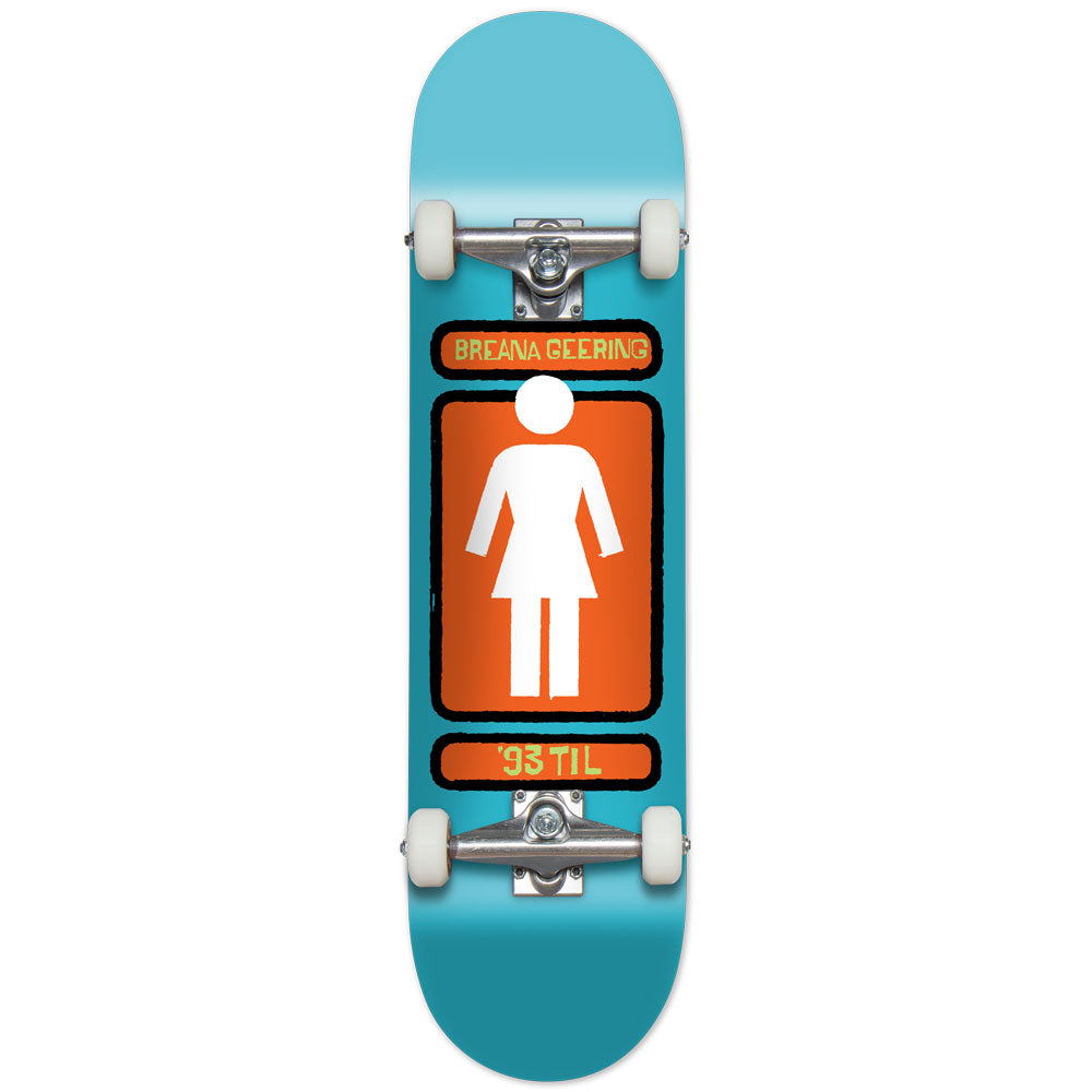 Crailstore Canada. Girl Geering Hand Shakers Complete - Full skateboard setup with pre-mounted trucks and wheels, featuring standard popsicle shape.