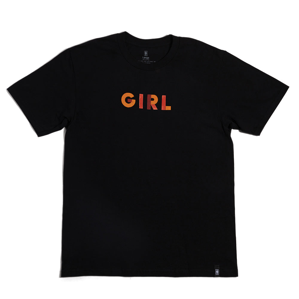 Crailstore Canada. Girl Jeron Tee (Black) - Black short sleeve tee with Jeron Wilson graphic on the chest. Soft cotton and relaxed fit.