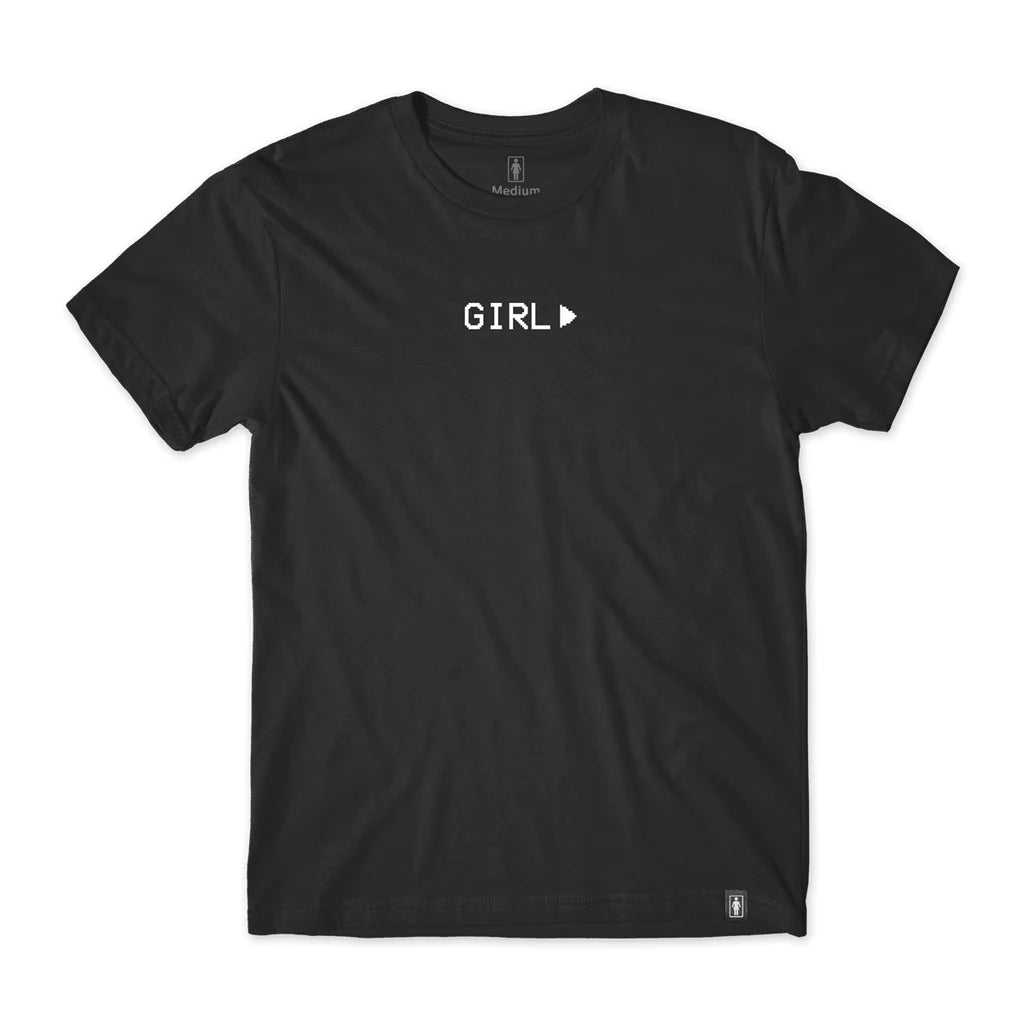GIRL GAME OVER TEE - BLACK