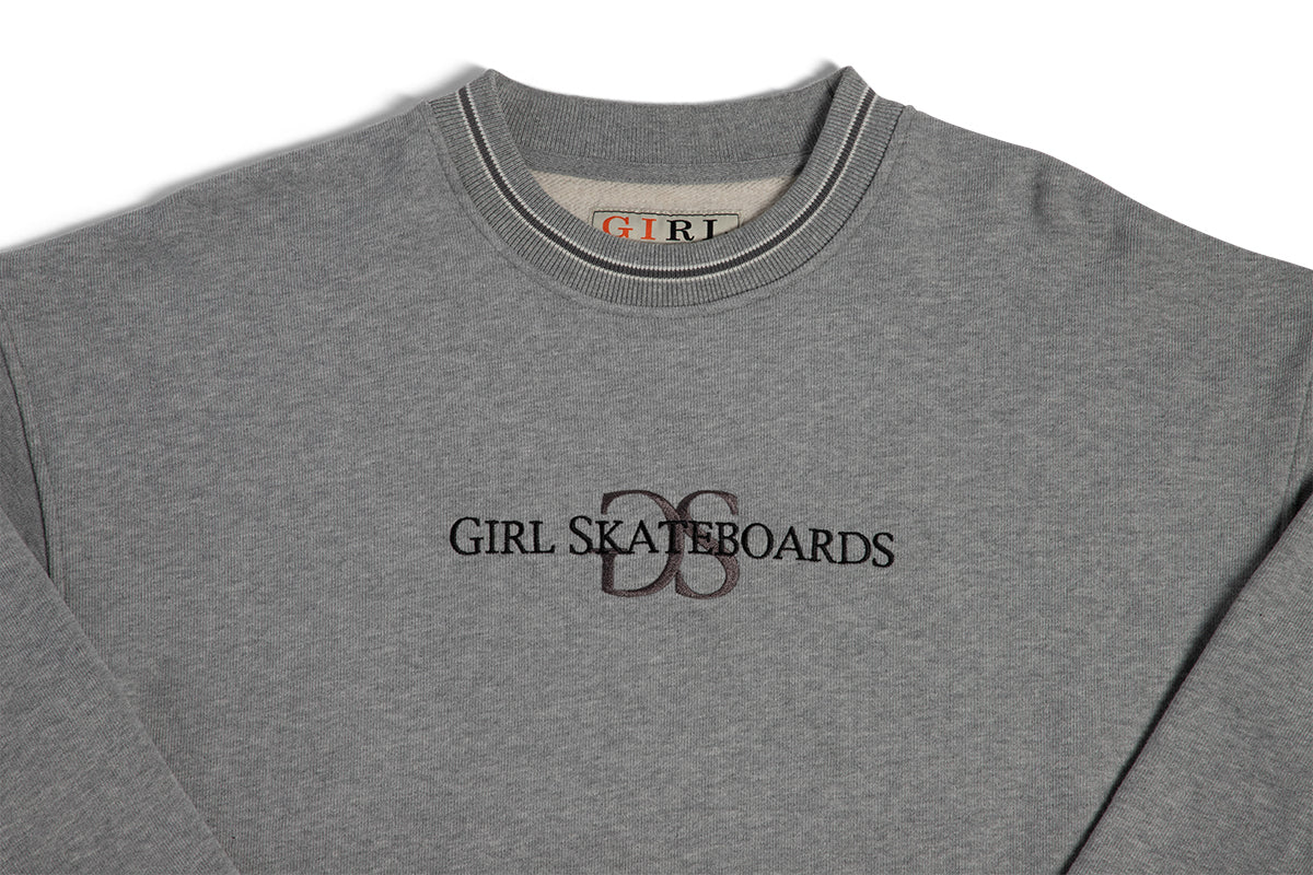 Girl GS Embroidered Crew