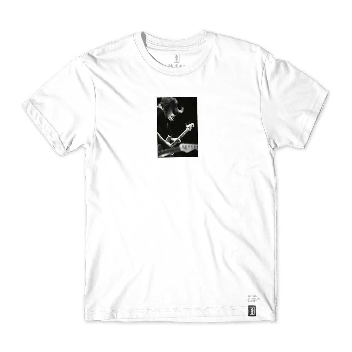 Girl Skateboards Kim Gordon Tee - White