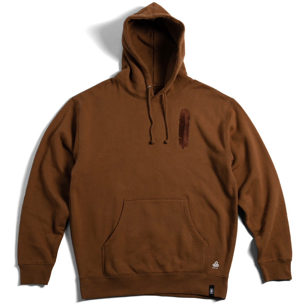 Girl Feather Heavy Hood