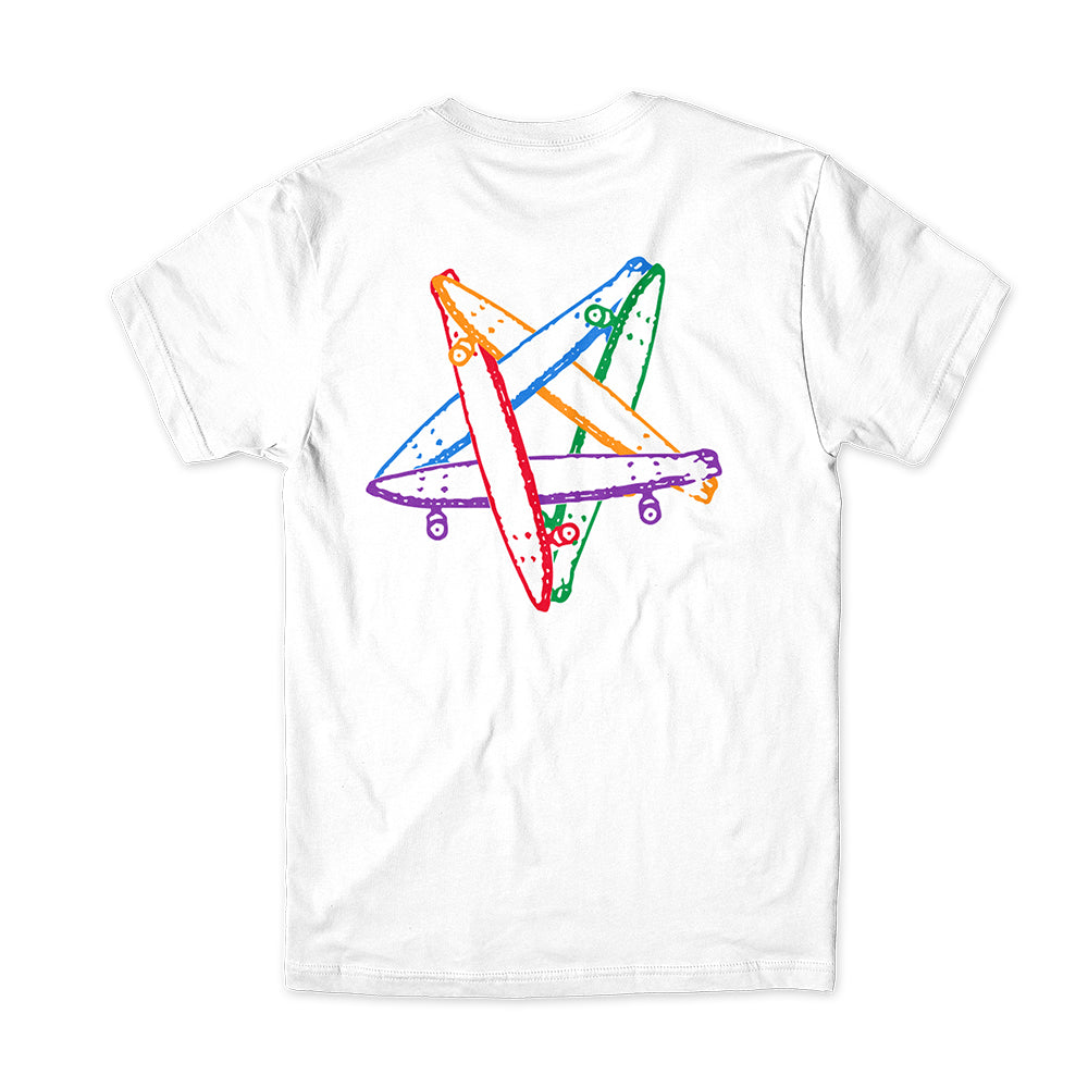 CRAILTAP BOARDAGRAM TEE - WHITE