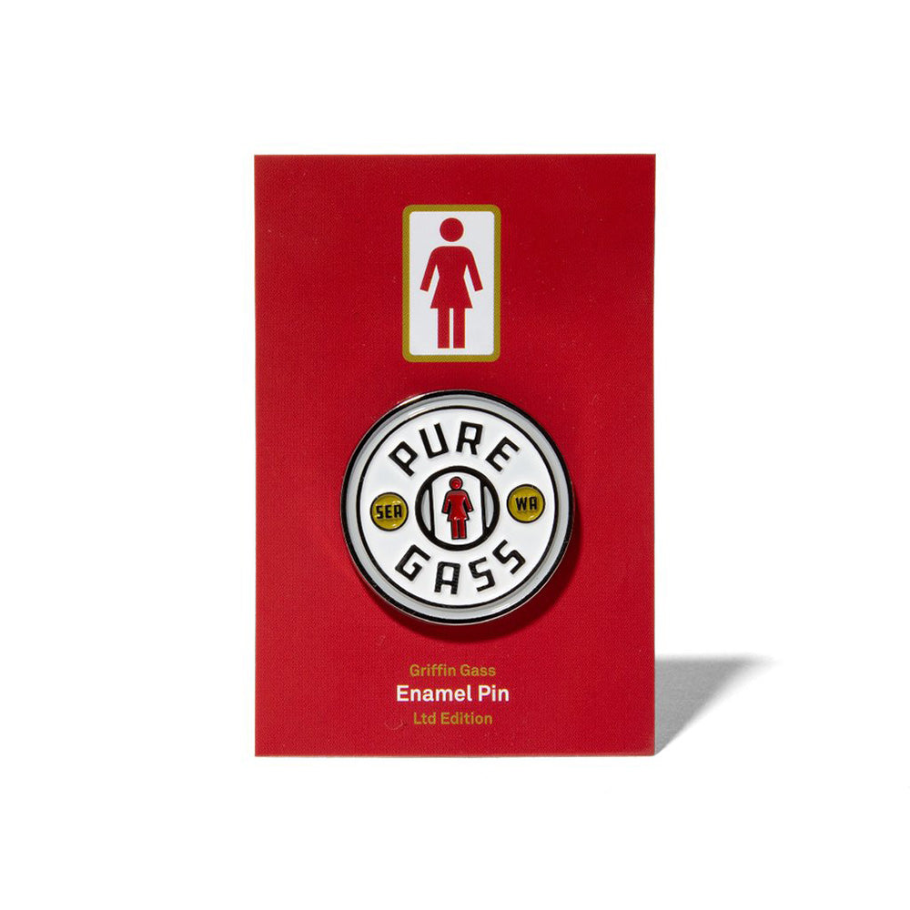GIRL PURE GASS ENAMEL PIN