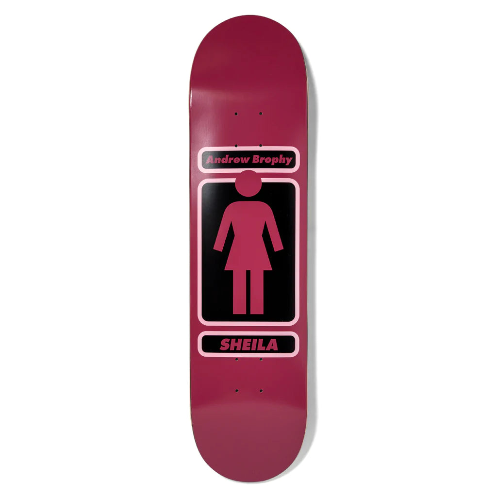 SHAPE MAPLE - BROPHY TILT- A - GIRL DECK - GIRL SKATEBOARDS - C