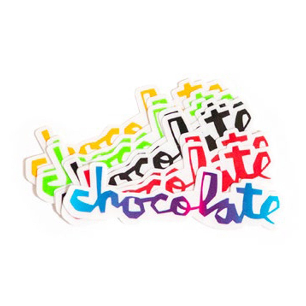 chocolate skateboards chocchunk 5IN DECAL 10PK sticker spike jonez