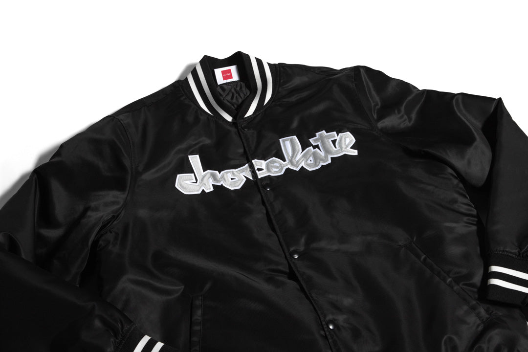 CHOCOLATE CHUNK STADIUM JACKET - BLACK – Crailstore Canada