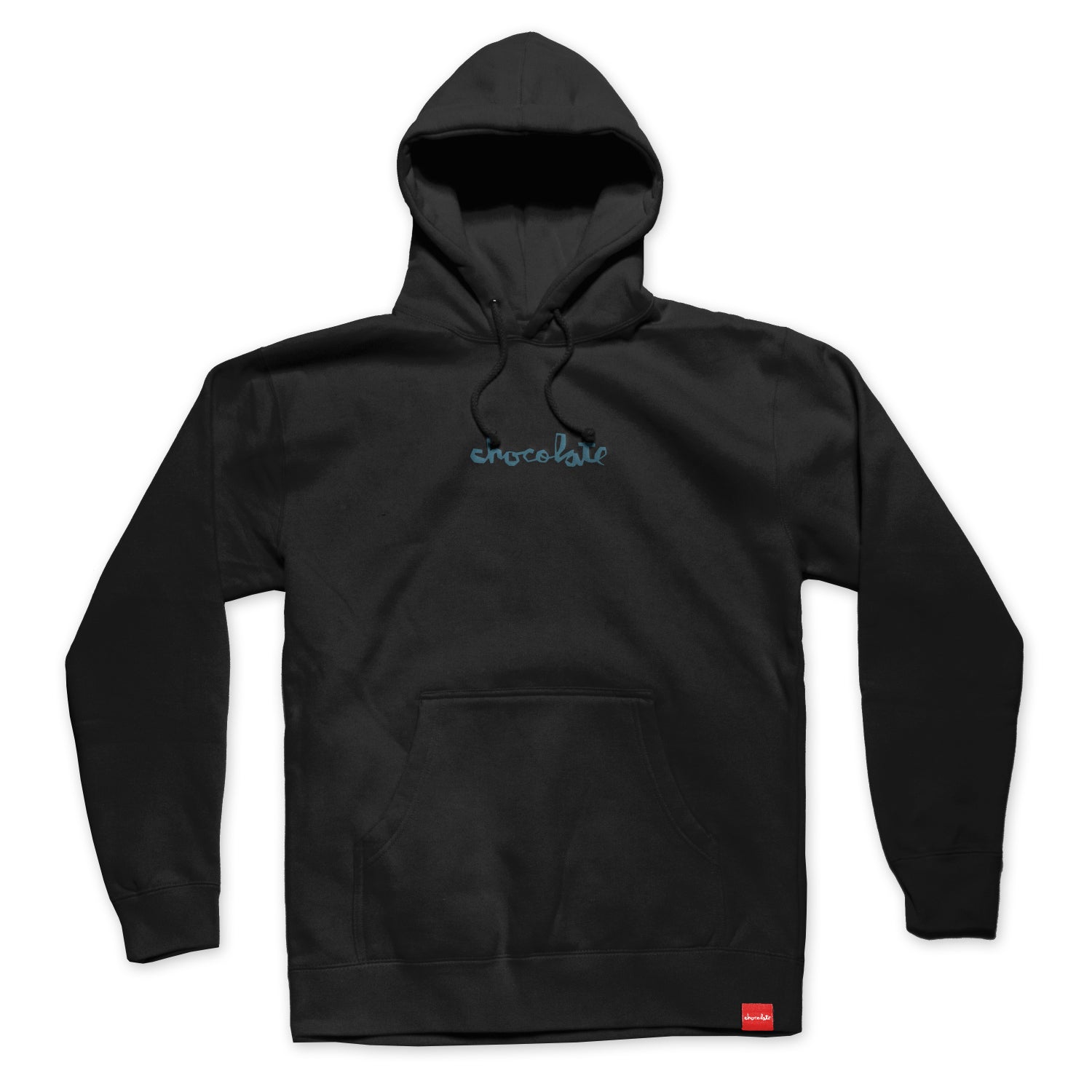 chocolate skateboards mid chunk pullover hoodie black