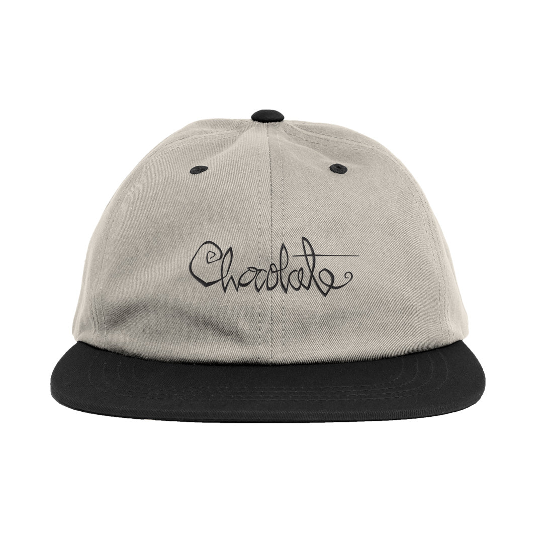 chocolate skateboards og script snapback hat