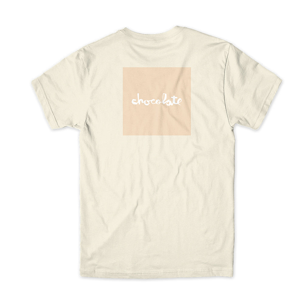 CHOCOLATE TONAL SQUARE COMFORT TEE - IVORY