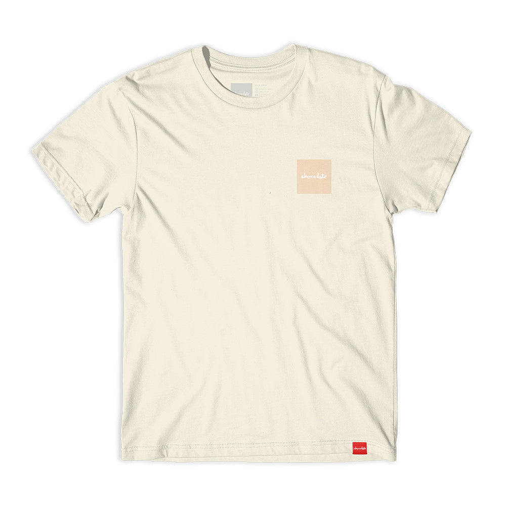 CHOCOLATE TONAL SQUARE COMFORT TEE - IVORY