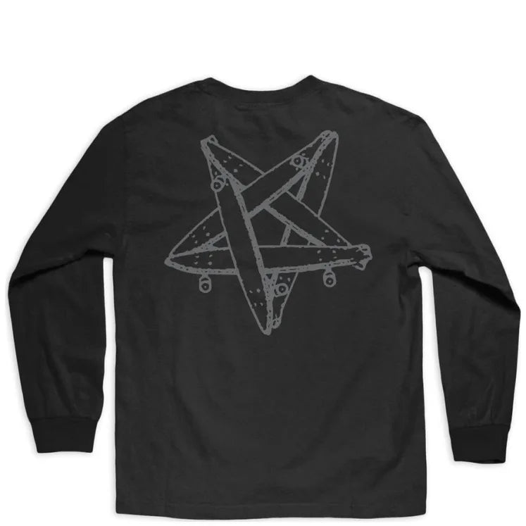 crailtap boardagram logo long sleeve tee black back