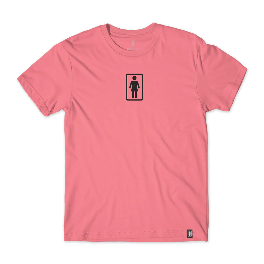 girl skateboards boxed og short sleeve tee coral