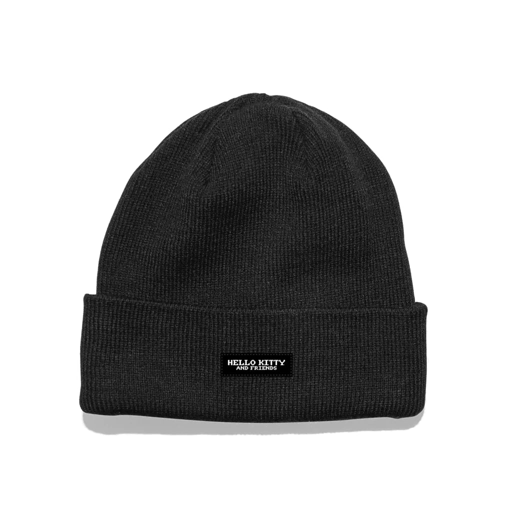 girl skateboards kawaii arcade beanie hat black back