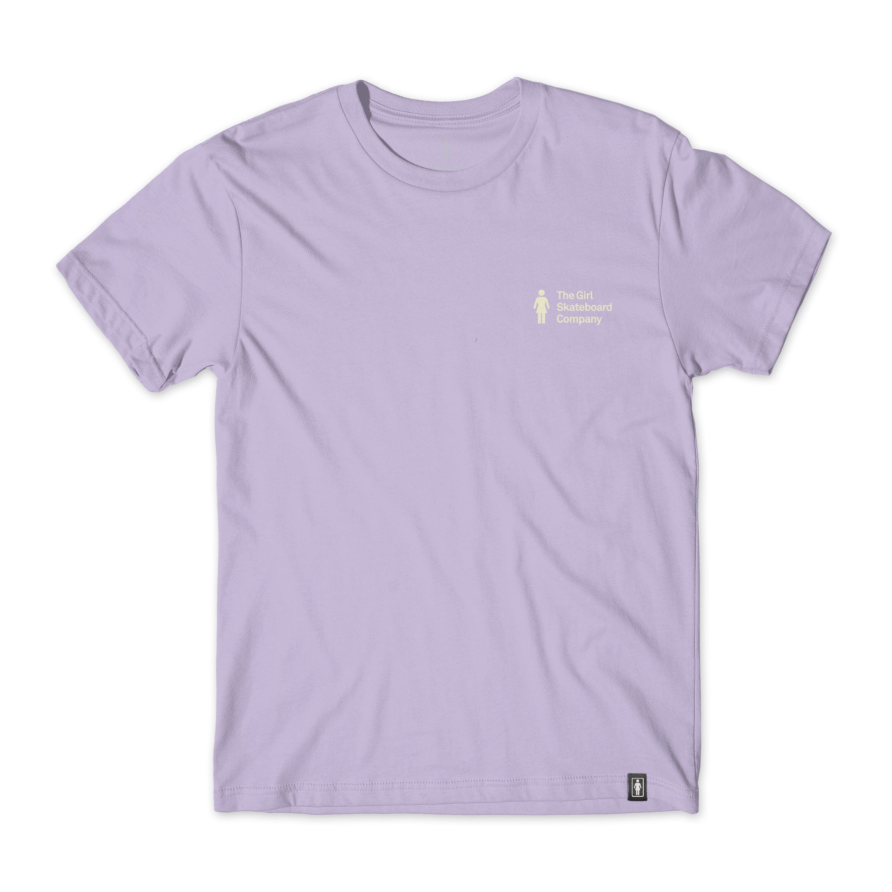 girl skateboards og company tee orchid