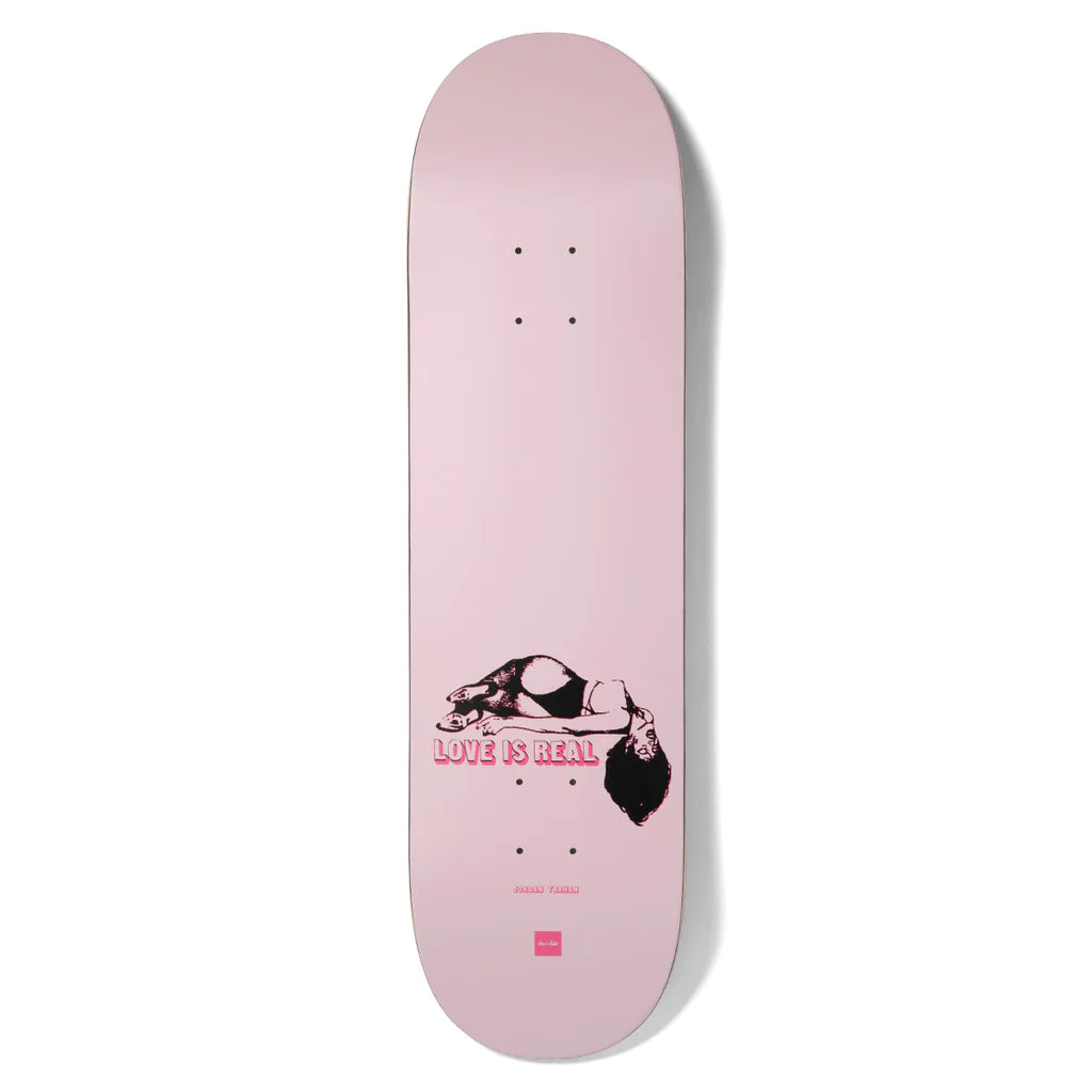 JORDAN TRAHAN LOVE IS REAL CHOCOLATE DECK - 8.5 TWIN TAIL