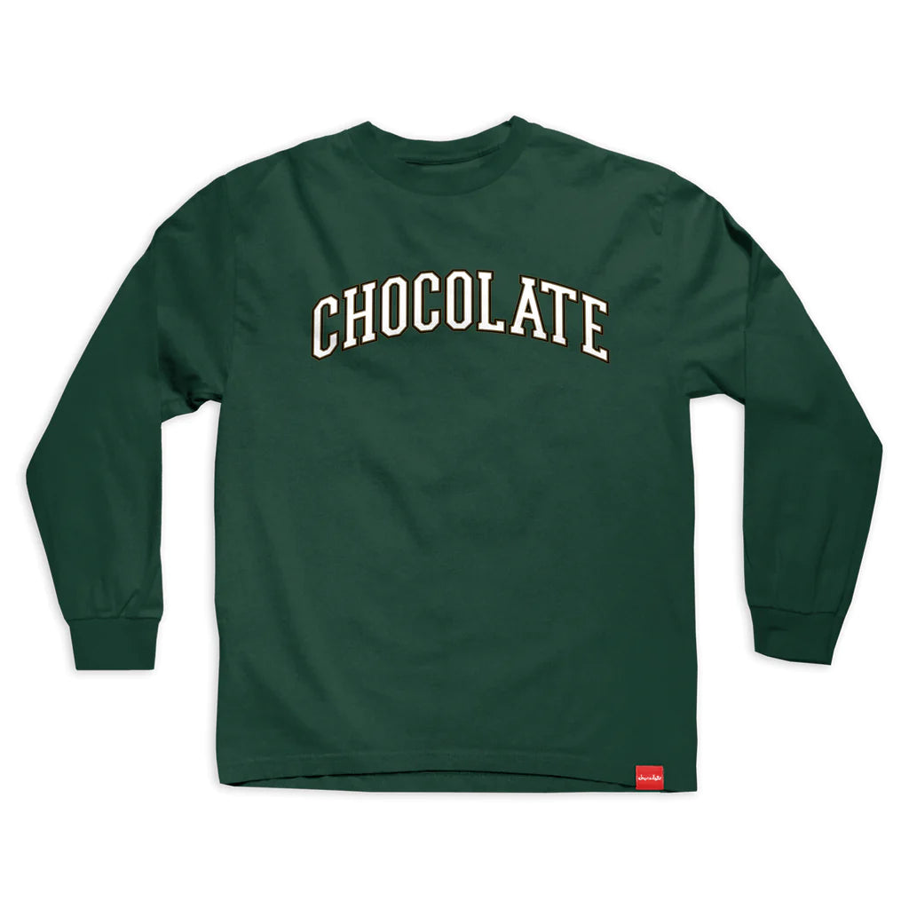 Chocolate Skateboards League Long Sleeve Tee - Green