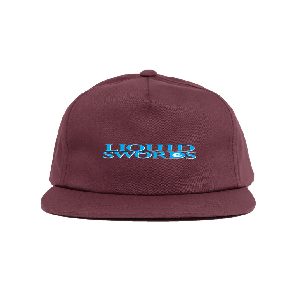 Chocolate Skateboards Liquid Swords 5-Panel Hat - Wine