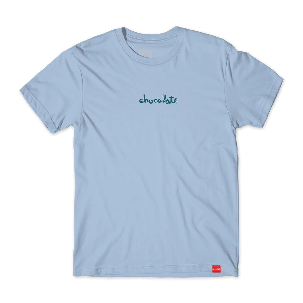 Chocolate Skateboards OG Chunk Square S/S Tee - Dusty Blue