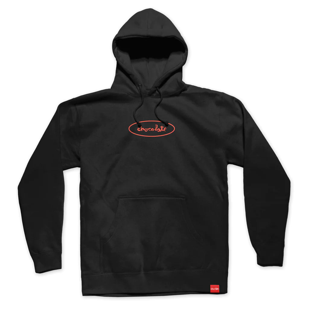 Chocolate Skateboards Oval Chunk Pullover Hoodie - Black