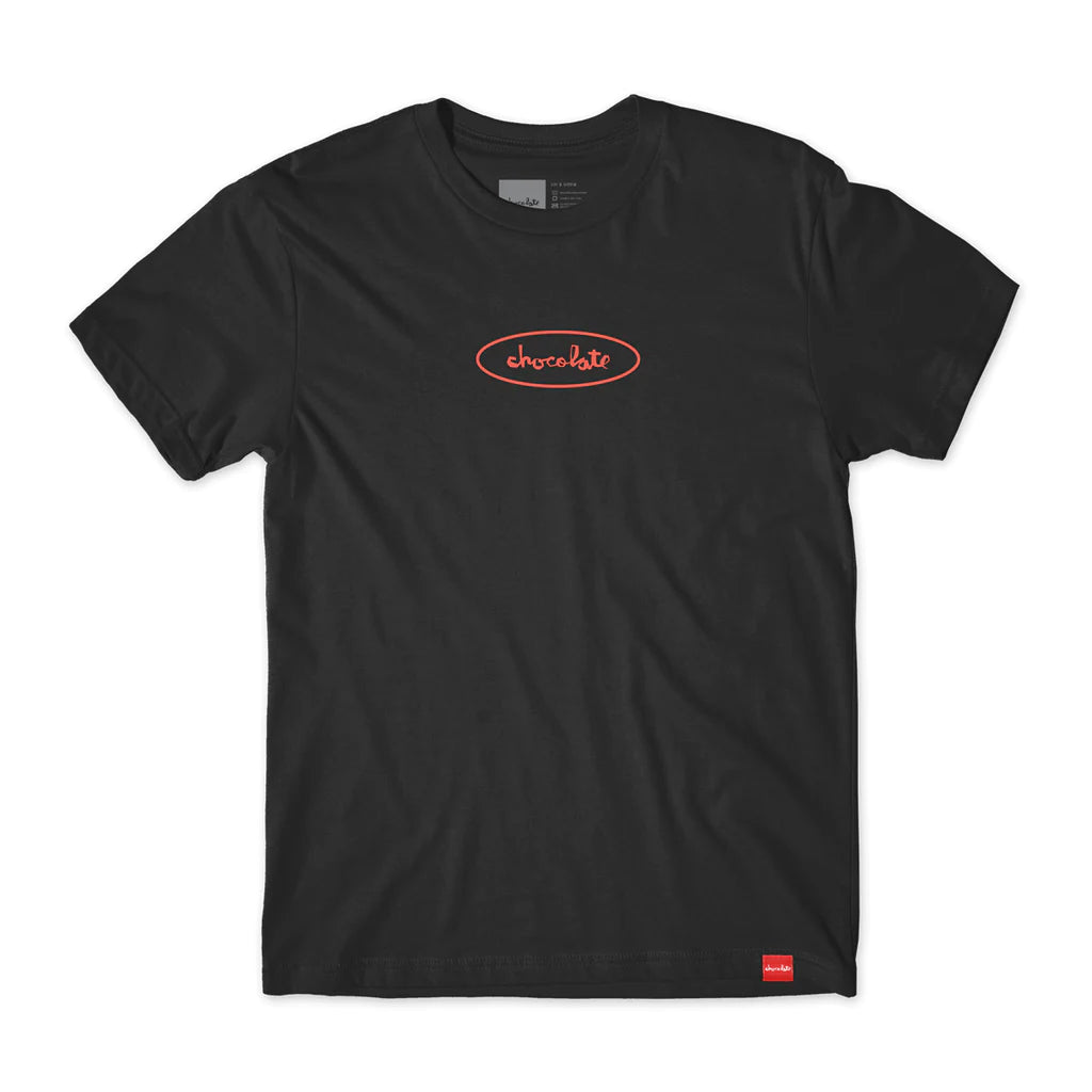 Chocolate Skateboards Oval Chunk Short Sleeve Tee - Black