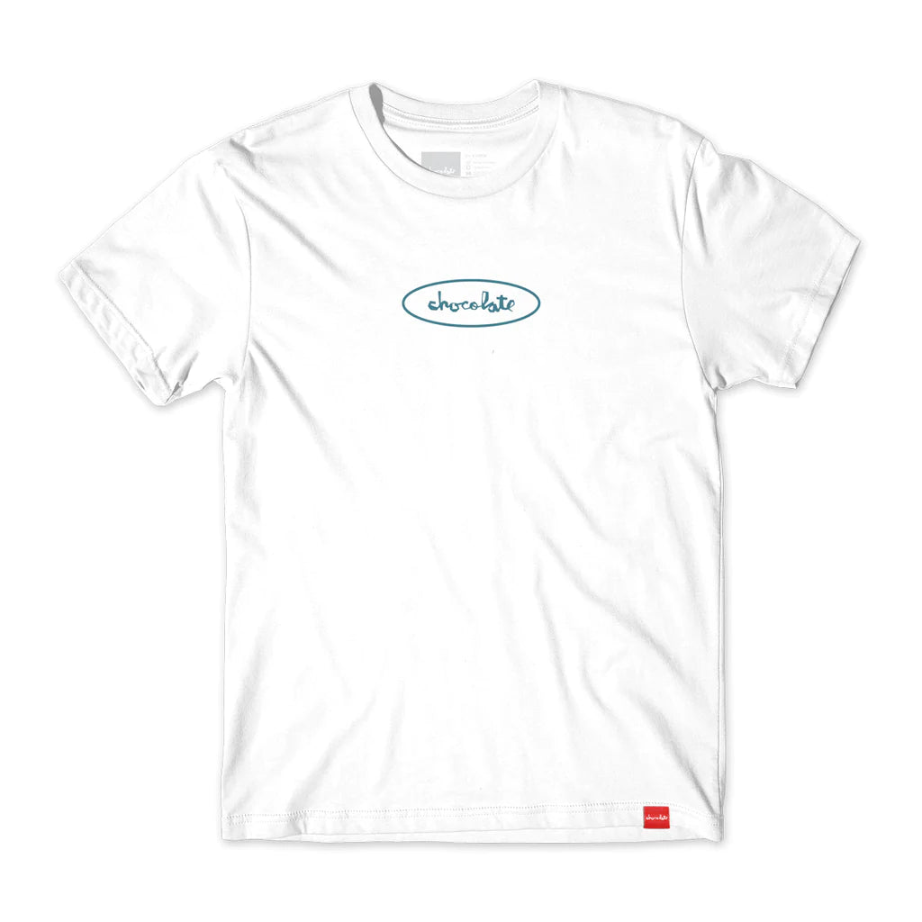 Chocolate Skateboards Oval Chunk Short Sleeve Tee - White