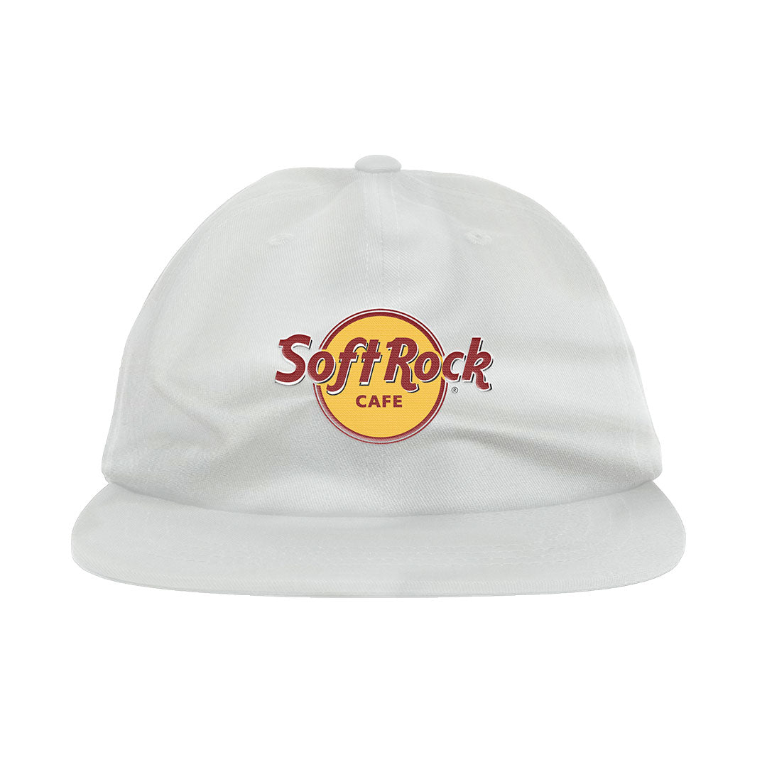 Chocolate Skateboards Soft Rock Snapback Hat - White