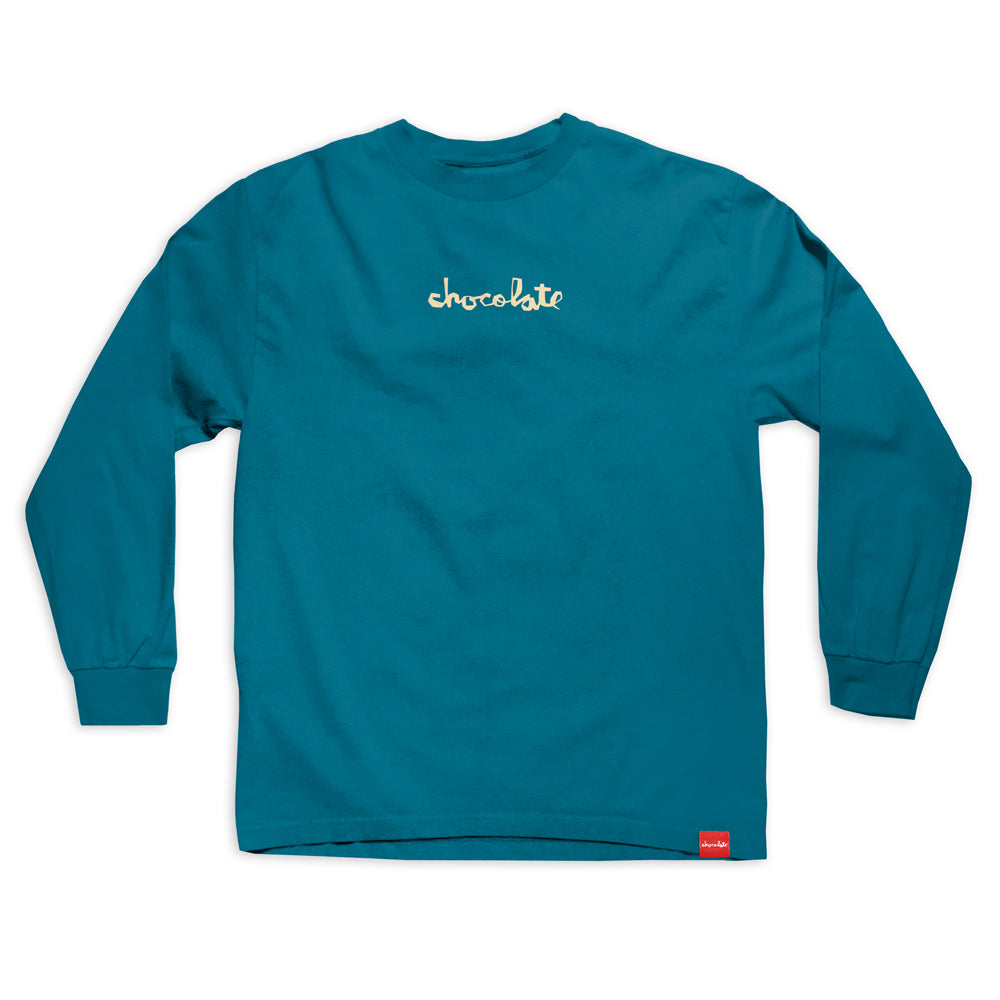 CHOCOLATE CHUNK LONG SLEEVE TEE - INDIGO