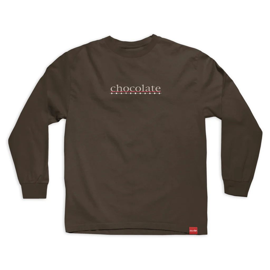 Chocolate Skateboards Bar Long Sleeve Tee - Brown