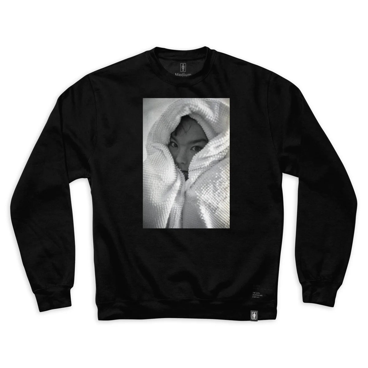 Girl Skateboards Bjork Crew Neck Fleece - Black