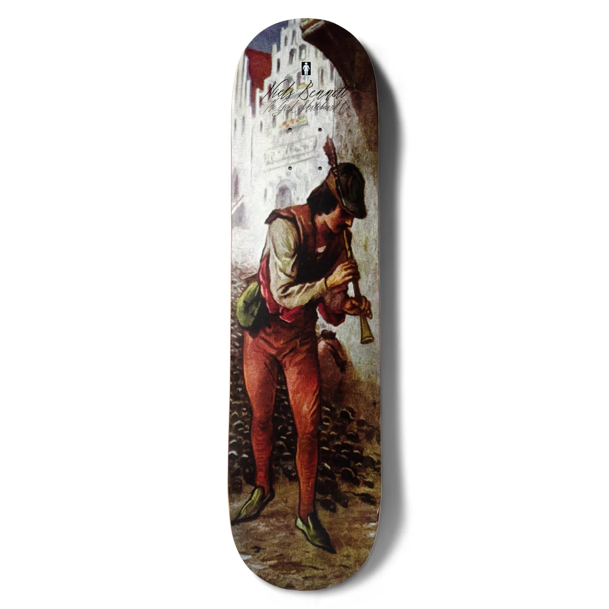 Girl Skateboards Niels Bennett The Piper Deck - 8.5"